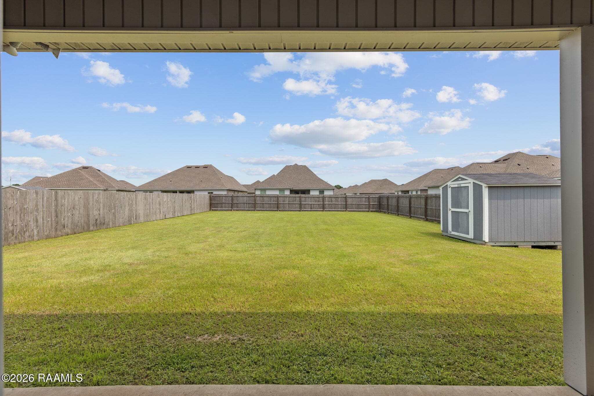 Huge back yard