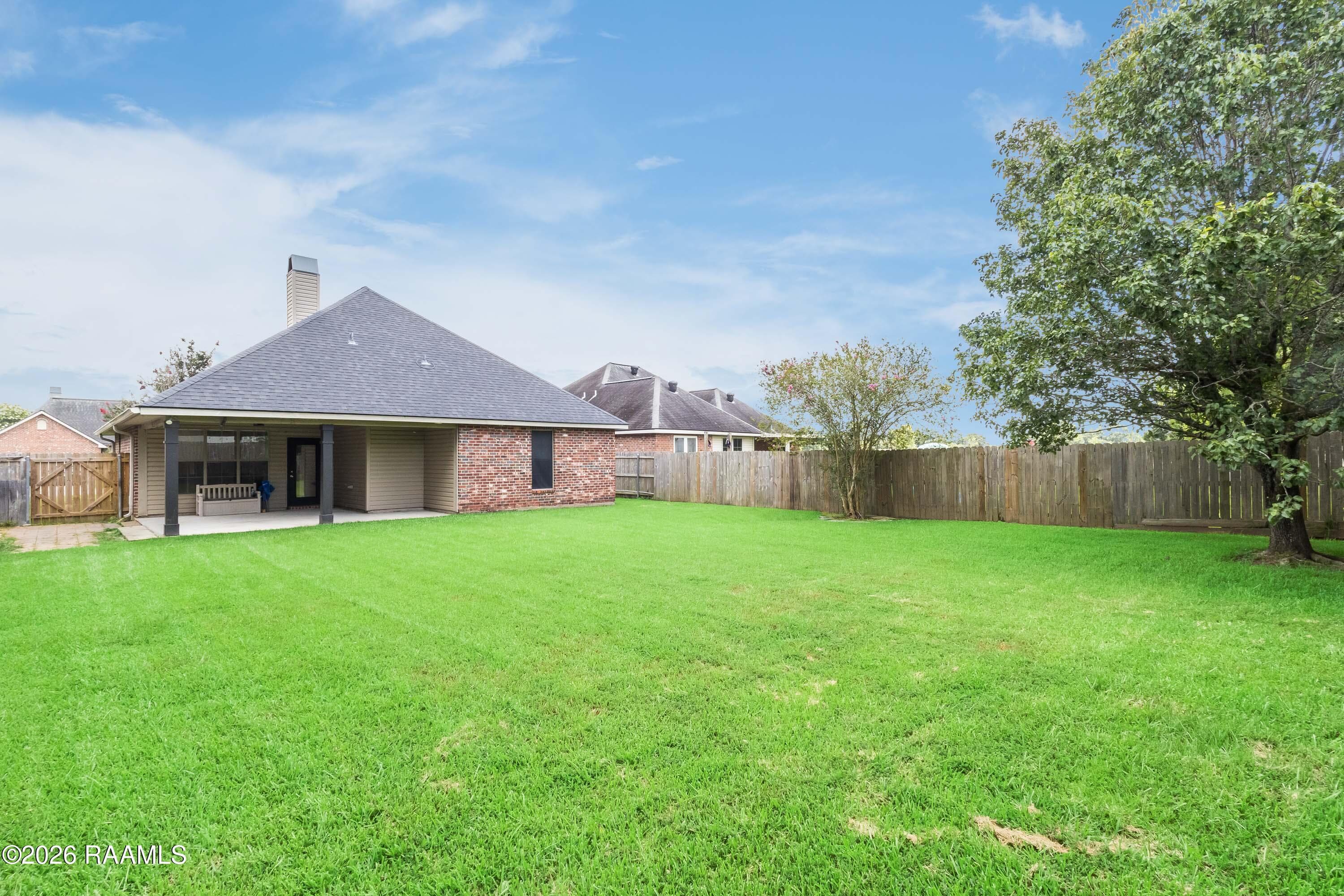 huge yard
