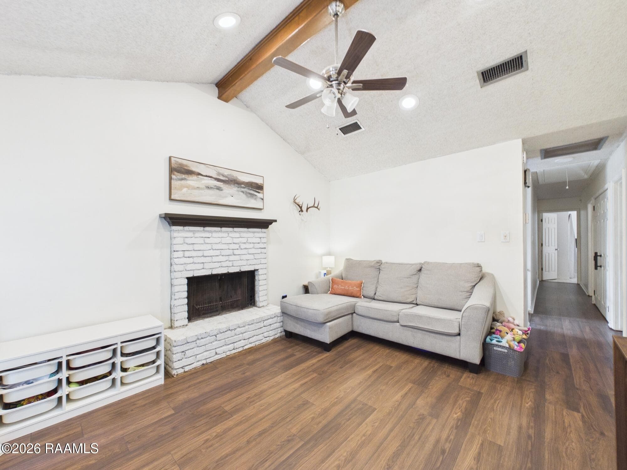 Fireplace and Mantle