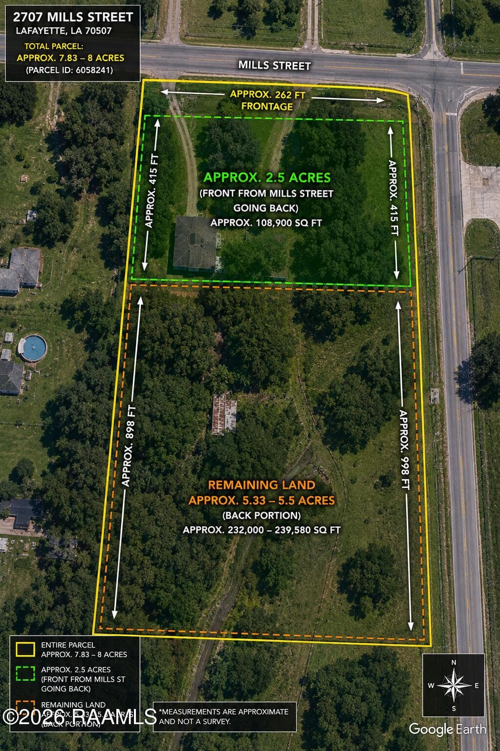 2707 Mills Street, Lafayette, LA, 70507