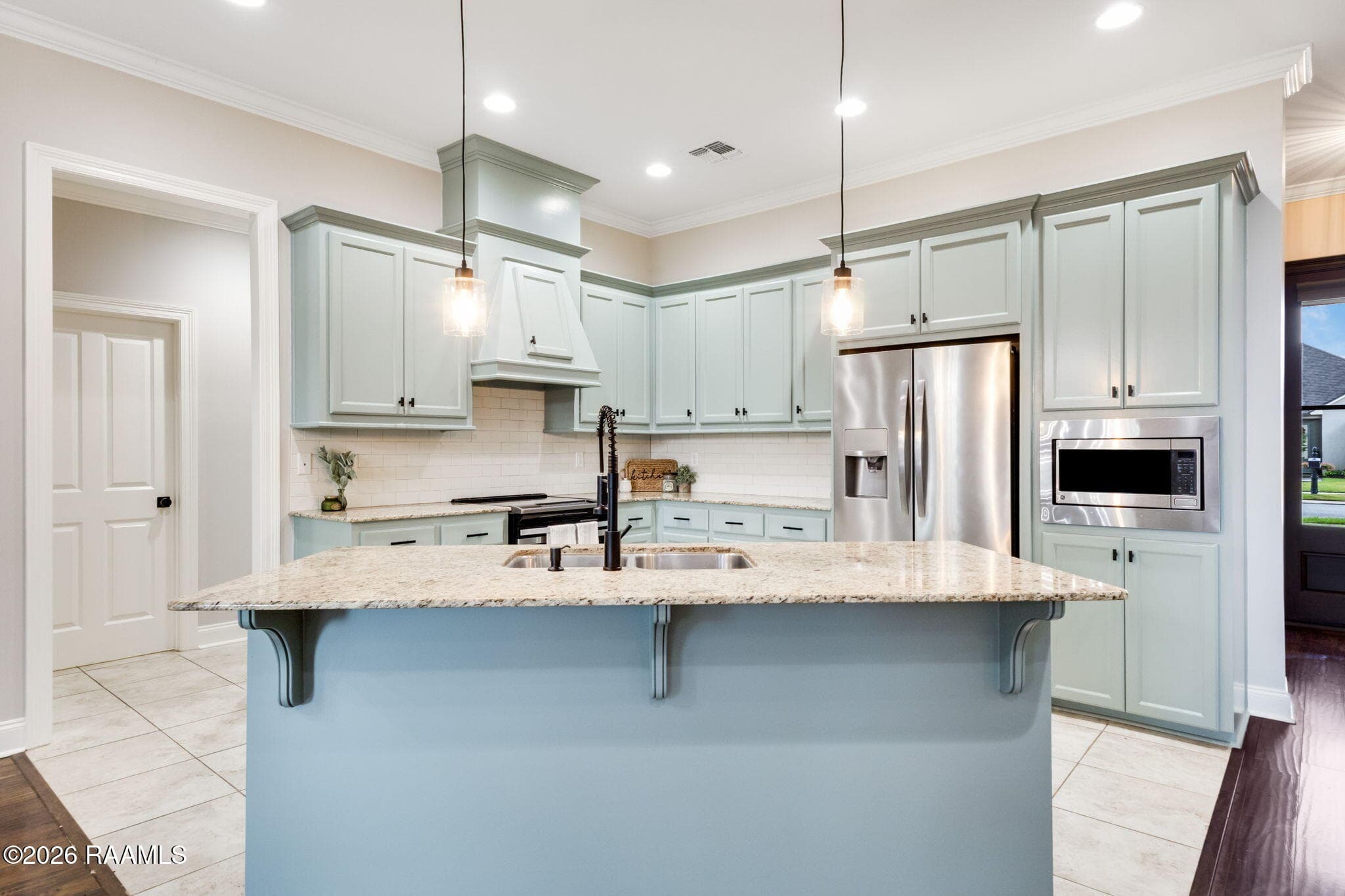 kitchen with bar