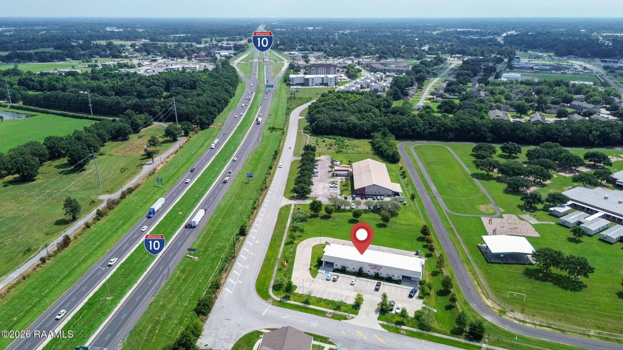 Aerial I-10 view